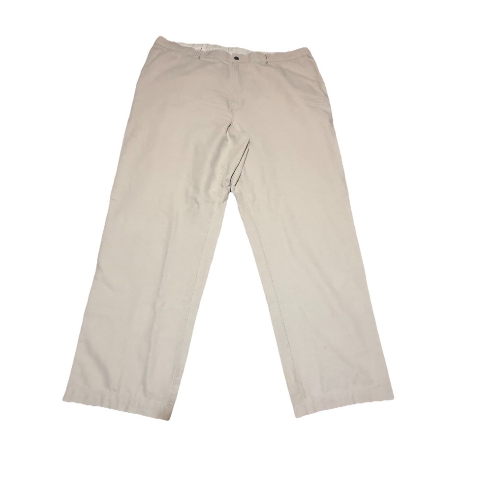 Columbia Canvas Utility Pants Mens 40X30 Khaki Beige Zip Pocket